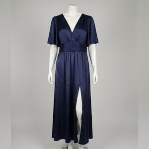 SHEIN Navy Blue Maxi Dress
